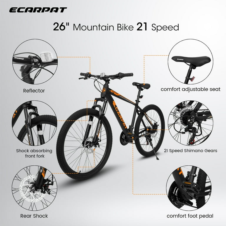 Mens mountain bike for 6 foot man hotsell