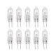 thumbnail image 1 of 10 pcs, G4 Halogen Lamp 12V 35W Pin Lamp Warm White, Halogen Light Bulbs for Home Lighting Fixtures, 1 of 5