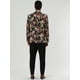 thumbnail image 4 of Chaqueta de Traje de Hombre uxcell Slim Fit con estampado Floral de un Botón dorado 38, 4 of 7