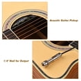 thumbnail image 2 of Pastilla piezoeléctrica para guitarra acústica JUSTPRO con batería 6F22 9V, 2 of 6