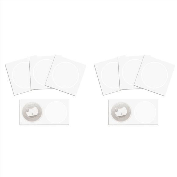 100Pcs NFC Ntag216 Sticker Ntag216 NFC Tags NFC 216 Tag Ntag216 NFC Cards 13.56Mhz NFC Tag Stickers 888 Bytes Memory