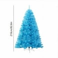 thumbnail image 2 of JWshufel 5.9ft Blue Artificial Christmas Tree Pre Wired Artificial Christmas Tree Features 1000 Branches Removable Metal Stand Foldable Base Easy to Set up and Store Ideal for Home Christmas Decor, 2 of 7