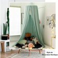 thumbnail image 3 of Imaginative Hideaway Bedding, Exquisite Kids Bed Canopy With Reading Nook Functionality For Private Space, Play Room Decor With Light Blocking Green Fabric, Easy To Assemble, 3 of 5