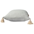 thumbnail image 5 of Ox Bay Amai 20" x 20" Gray Ultra-Soft Turkish Cotton Adult Decorative Throw Pillow, 5 of 5