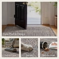 thumbnail image 4 of KUETH Modern 3x5 Area Rugs for Living Room, Non Slip Machine Washable Retro Rugs, Low Pile Chenille Print Rug for Bedroom, Dining Room, Home Office, 4 of 9