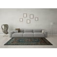 thumbnail image 3 of Ahgly Company Indoor Rectangle Persian Light Blue Traditional Area Rugs, 2' x 3', 3 of 4