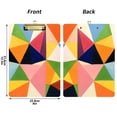 thumbnail image 5 of FORMRS Acrylic Clipboard with Low Profile Clip Standard A4 Letter Size, 12.5" x 9", Minimalist Triangles, 5 of 8