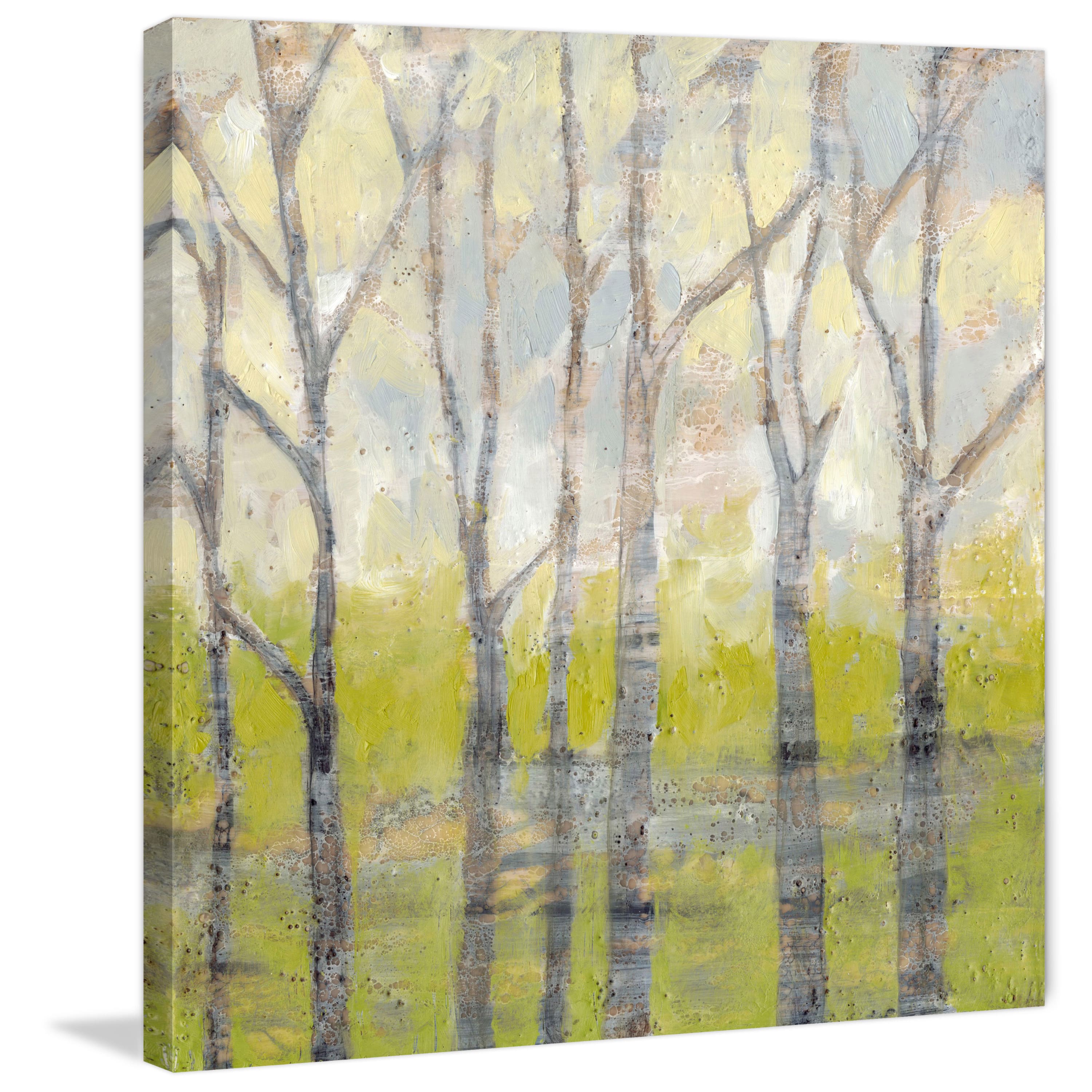 Marmont Hill "Whispering Treeline I" Painting Print on Wrapped Canvas