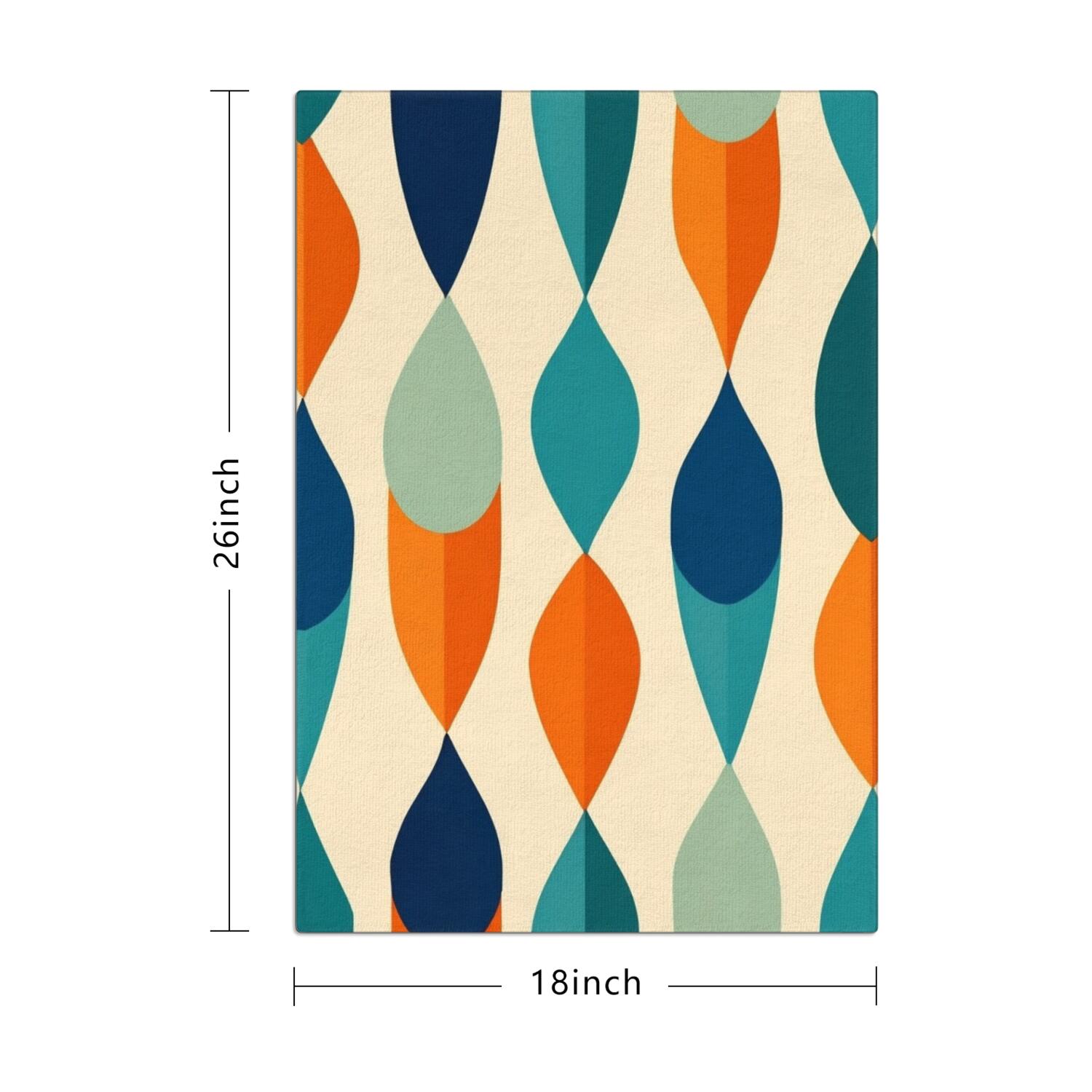 6 Pcs Funny Kitchen Towels,Modern Art Geometric Microfiber Dish Towels,Kitchen Tea Towels,Kitchen Towel Set (18" X 26")