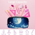 thumbnail image 4 of PhooArto Pencil Case, Sky Moon Butterfly Large Capacity Pencil Pouch Stationery Pen Bag, 4 of 7