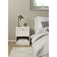 thumbnail image 3 of Tvilum Billund 1 Drawer Bedroom Nightstand for Adults, White, 3 of 13