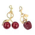 thumbnail image 3 of tegongse Fashion Cherry Hanging Charm Multifuntional Apples Bag Ornament Party Jewelry Keychain Present for Friend Fashion Lover, 3 of 9