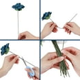 thumbnail image 3 of Whonline Artificial Flowers Combo Box Set for DIY Roses Bouquets Kissing Balls Wedding Bouquet Party Baby Shower or Home Decoration (Dusty Blue & White), 3 of 6