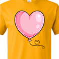 thumbnail image 4 of Inktastic Pink Balloon Heart T-Shirt, 4 of 5