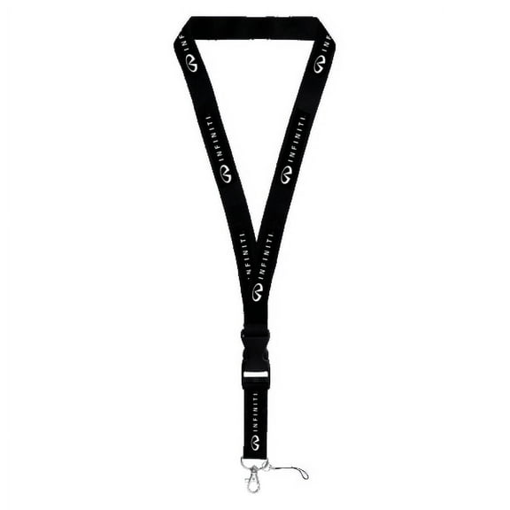 Infiniti Black Car Neck Strap Lanyard Cellphone Key Chain Official Licensed