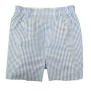 New Brooks Brothers Mens White Blue Mult Plaid Regular Fit Boxers XL X-Large 8697-4