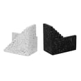 thumbnail image 4 of Gabby Speckled Black and White Stairway Bookends, 4 of 4