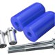 thumbnail image 1 of Motorcycle Frame Slider Falling Crash Protector Anti Dropping Engine Protection Crash bobbin 2PCS Blue, 1 of 1