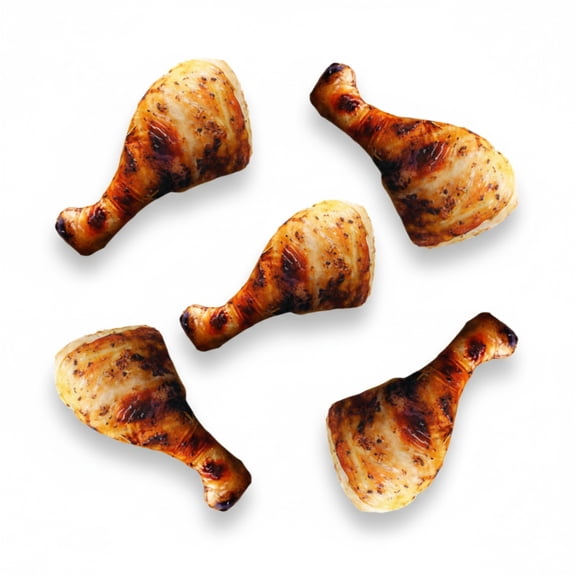 Chicken Leg Plush Toy Realistic Drumstick Stuffed Animal Soft Food Peluche Doll Creative Fried Chicken Pillow for Kids Adults Foodies Unique Prank Gift Idea