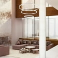 thumbnail image 4 of 27.5 Inch 48W 1 Led Small Pendant-Silver Finish Eurofase Lighting 31471-015, 4 of 5