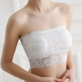 thumbnail image 5 of Tank Tops for Women,Convertible Strapless Bandeau Bra with Removable Pads and Underwire Support for Layering Comfort,Camisole Tops for Women,White,One Size, 5 of 9
