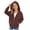 Coffee, variant on YWIYIUD Baby Girls Zip Hoodies Sweatshirt Kids Fleece Fall Fashion Long Sleeve Workout Hooded Sweatshirts Baby Girls Winter Fall Pullover Zip Up Oversized Drop Shoulder Tops Clothes 6-7 Years