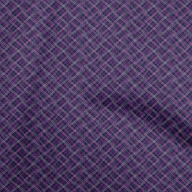 oneOone Cotton Silk Violet Fabric Abstract Sewing Craft Projects Fabric Prints By Yard 42 Inch Wide