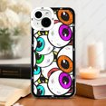 thumbnail image 3 of Funda para iPhone 16 15 14 13 Pro Max 12 Mini 11 XS X XR SE 7 8 Plus cubierta suave ojos extraños, 3 of 5