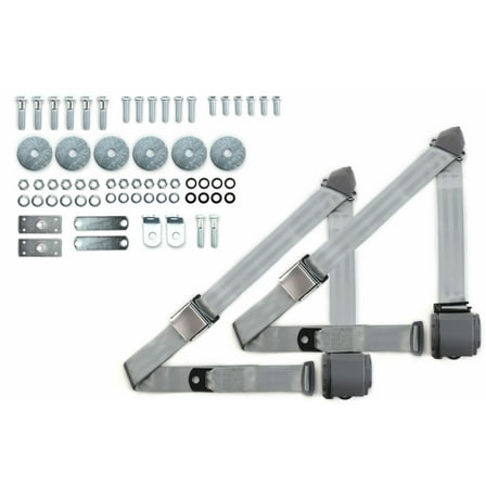 1957 Ford Fairlane Retractable Shoulder Safety Seat Belt Kit Aviation Retro