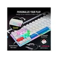thumbnail image 3 of Corsair K70 PRO MINI WIRELESS RGB 60% Mechanical Gaming Keyboard - Fastest Sub-1ms Wireless, Swappable CHERRY MX Red Keyswitches, Aluminum Frame, PBT Double-Shot Keycaps - NA Layout, QWERTY - White, 3 of 16