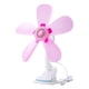 thumbnail image 5 of Ventilador de sobremesa con clip, moderno, eléctrico, silencioso, mini ventilador de escritorio personal Rosa, 5 of 9