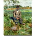 thumbnail image 1 of Ceramic Tile Mural-Henri Toulouse-Lautrec Country Painting 163. 48" w x 60" h using (20) 12 x 12 ceramic tiles, 1 of 3