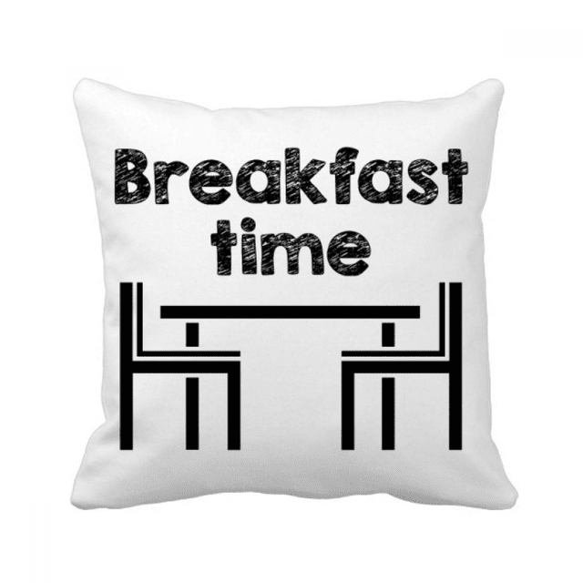 English Language Culture Common Sense Restaurant Throw Pillow Sleeping Sofa Cushion Cover