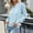 Light Blue1, variant on Women's Plus Size Long Sleeve Open Front Cardigans with Pockets Casual Summer and Fall Lightweight Loose Duster Coats, S-XXXL
