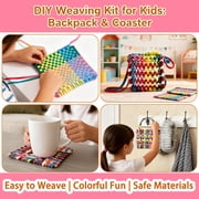 Adofi Weaving Loom Kit for Kids & Adults, DIY Arts and Crafts Loom Set for Girls Ages 6-8 10-12, Potholder Knitting Kit with Loops for Beginners, DIY Craft Kit for Making Potholder