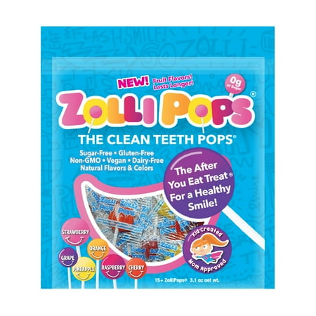 Zollipops Natural Clean Teeth Candy - 3.1oz