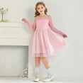 thumbnail image 4 of Spring Long Sleeved Girls' Dress Mesh Princess Dress, 4 of 7