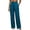 Navy, variant on Lenpel Womens Work Pants Pleated Lounge Fashion Button High Waist Dress Trousers Business Casual Slacks Loose Straight Leg Pants