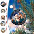 thumbnail image 1 of onlyliua Ofertas Del Día Decoración de Belén Árbol de Navidad de Madera Decoración de Coche Regalos Religiosos Sagrados Belén Decoración Navideña Regalos, 1 of 7