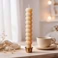 thumbnail image 4 of Pumpkin Shaped Taper Candles, Unscented Smokeless Hand-Poured Wax Candlesticks, Multi-purpose Autumn Table Centerpiece for Halloween Thanksgiving & Farmhouse Seasonal Home Decor, 4 of 4