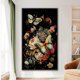 thumbnail image 1 of Cuadros Decorativos Diamond Painting 5D DIY Full Square Drill Flor Mariposa Kit (ZQA1103) DQrwqpou embutido en tela, 1 of 9