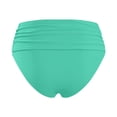 thumbnail image 5 of Women's High Waist Bikini Bottoms - Ruched Swim Briefs, High Cut Full Coverage Swimbottom, 5 of 5
