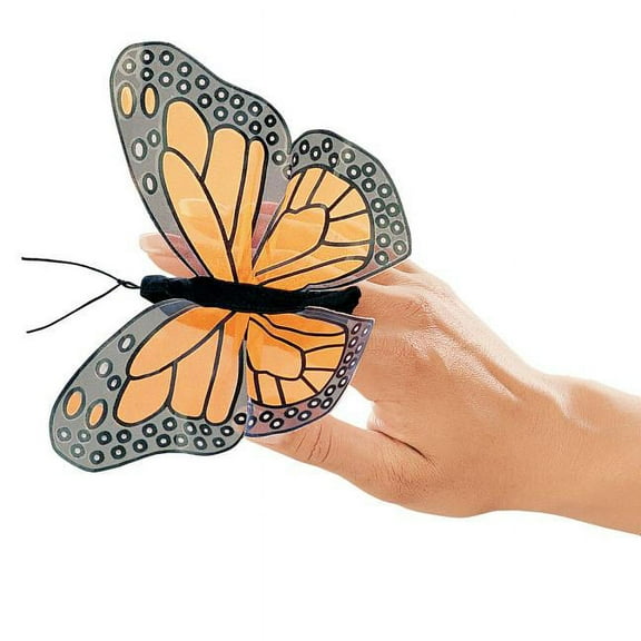 Mini Monarch Butterfly Finger Folkmanis Brand, Unisex
