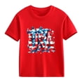 thumbnail image 1 of Odeerbi Chicos Niñas 4 de Julio Camiseta Manga Corta Día de La Independencia Camiseta Gráfica, 1 of 7