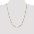 thumbnail image 4 of 14K Yellow Gold Curb Chain Styles Necklace 24 inch 3 mm Open Concave with Lobster Clasp, 4 of 4