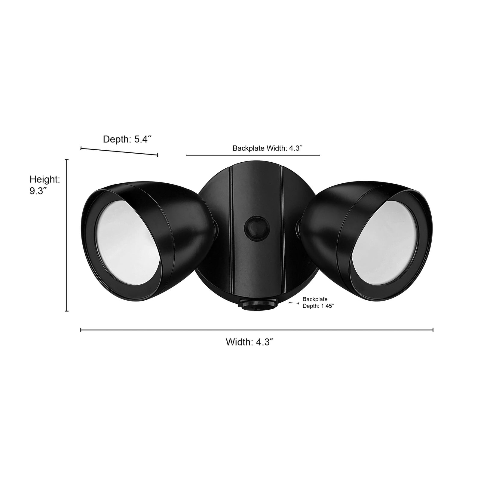 Millennium Lighting   2 Light Flood Lights Matte White