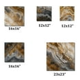 thumbnail image 4 of Designart "Marble Essence Gold and Grey III" Abstract Marble Living Room Set, 4 of 5