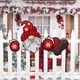 thumbnail image 5 of Christmas Fence Door Peek Hollow Board Plug-in Christmas Tree Garden Expression Decoration Sticker, 5 of 9