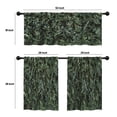 thumbnail image 4 of LALILO Kitchen Curtains and Valances Set of 3 36" Wall With Window Treatment Tiers for Window Decor, 4 of 5
