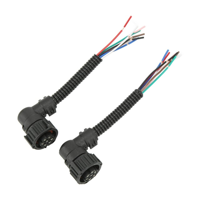 Arnés de cableado de luz trasera, 2 piezas Arnés de cableado de luz trasera Arnés de cableado de luz trasera de automóvil Arnés de cableado de luz trasera Instalación sin esfuerzo